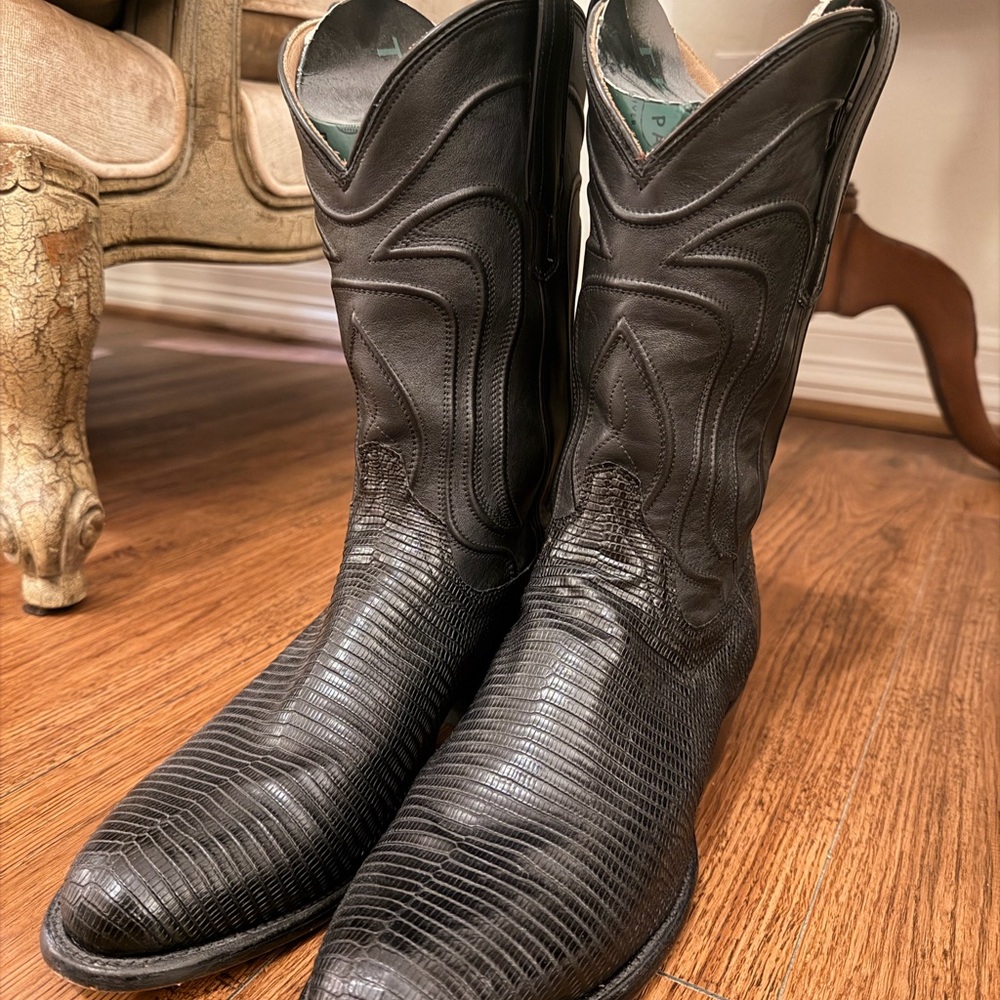Tecovas Black Lizard Cowboy Boots “The Nolan”